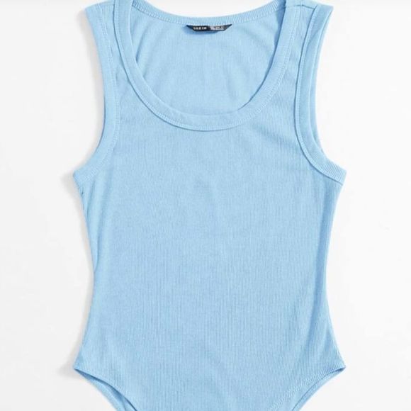 Basic Ribbed Body Suit - Picture 2 of 6